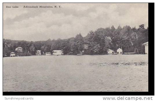 New York Adirondack Mountains Star Lake Albertype - Adirondack