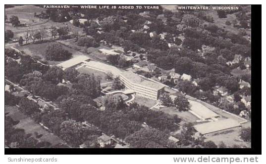 Wisconsin Whitewater Fairhaven-Where Life Is Added To Years Artvue - Other & Unclassified