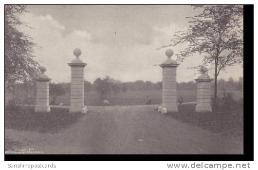 New York Utica Entrance To Frederick T Proctor Park Albertype - Utica