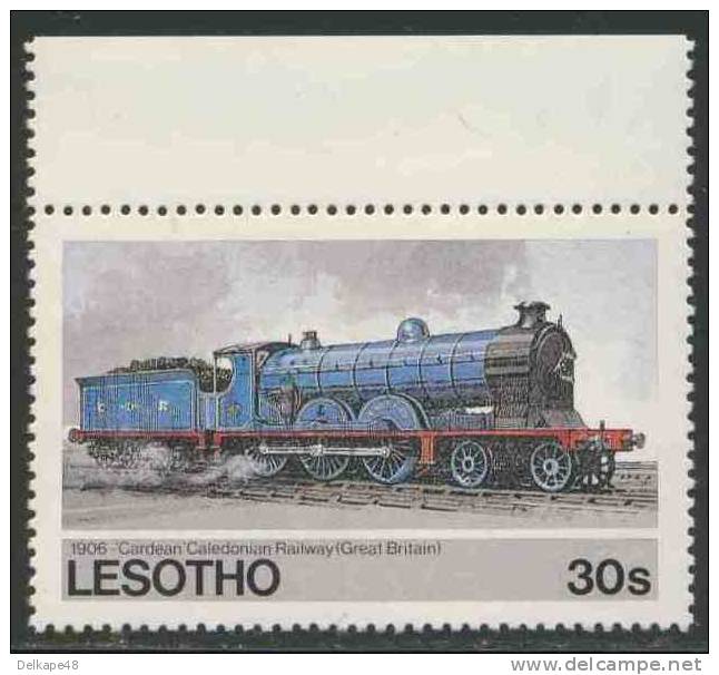 Lesotho 1984 Mi 486 ** Steam Loc. “Cardean” (1906) Caledonian Railway, Great Britain - Treinen