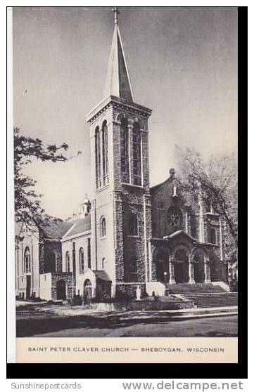 Wisconsin Sheboygan Saint Peter Caliver Church Artvue - Andere & Zonder Classificatie