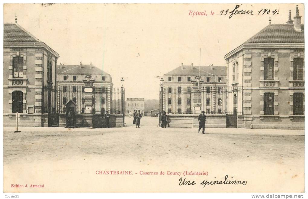 88 CHANTERAINE -  Casernes De Courcy - Infanterie - Chantraine