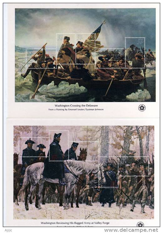 Bi-Centenaire De L´Independance. 4 Beaux Blocs-Feuillets Neufs ** Annee 1976. Cote 40 Euro - Sheets