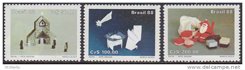 Brasilien 1988. Japanische Papieraltkunst, Origami (B.0147) - Unused Stamps