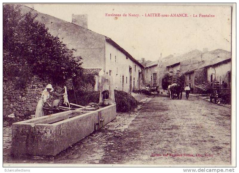 Laitre Sous Amance   54   La Fontaine   Lavoir    ( Voir Scan) - Autres & Non Classés