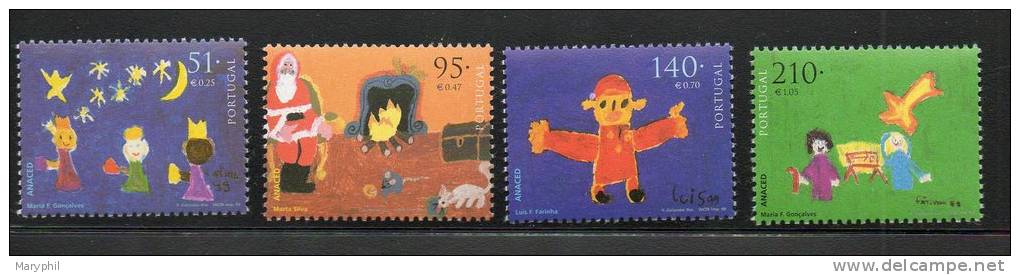 LOT 590 - PORTUGAL N° 2361/2364 **  DESSINS D'ENFANTS - Cote  7.50  € - Other & Unclassified