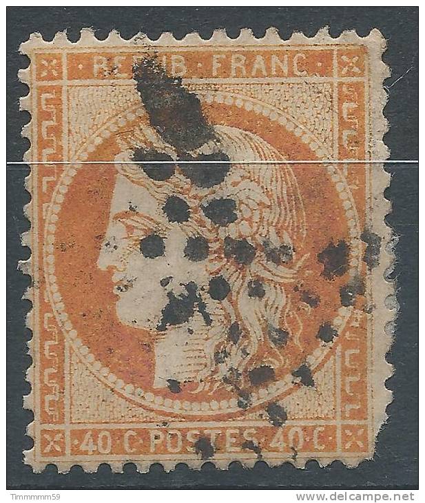 Lot N°21817     Variété/n°38, Oblit étoile PARIS, Filet EST - 1870 Siege Of Paris