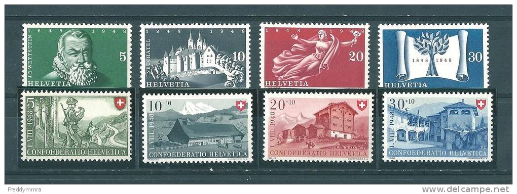 Suisse:  453 * 454 + 455/ 460 ** - Unused Stamps