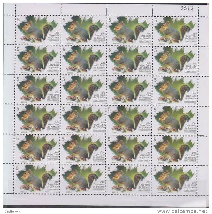 RO)2013 CUBA-CARIBE, FULL SHEETS COPA DE FILATELIA, BIRDS & VALUES AND 24 SOUVENIR SHEETS - Collections, Lots & Series