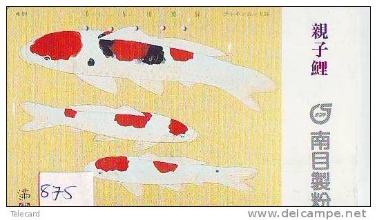 Télécarte Japon * Poisson  (875) EXOTIC FISH * FISCH * VIS * JAPAN PHONECARD * TELEFONKARTE * KOI CARPRE * - Fish