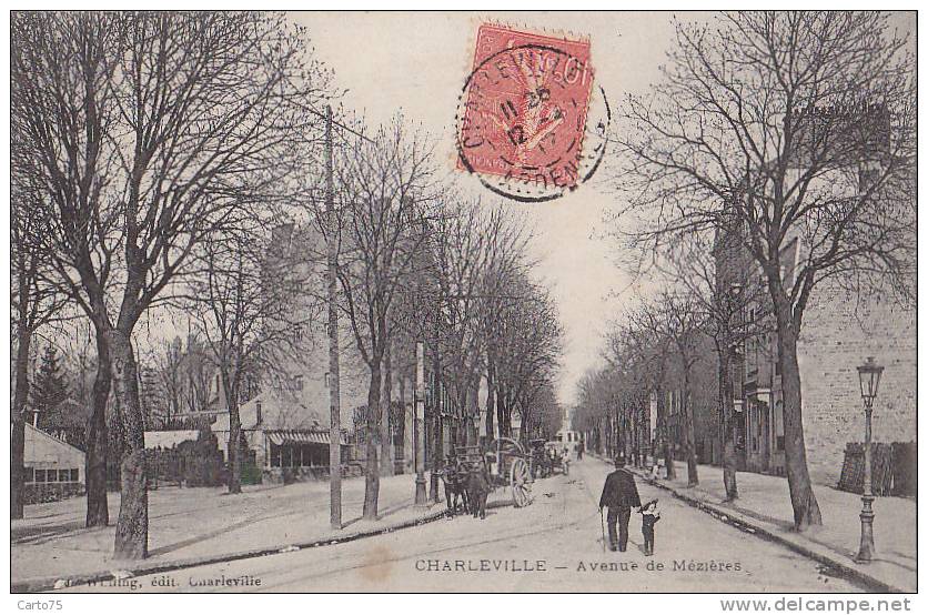 Charleville 08 - Avenue De Mézières - Editeur Wihling - Charleville