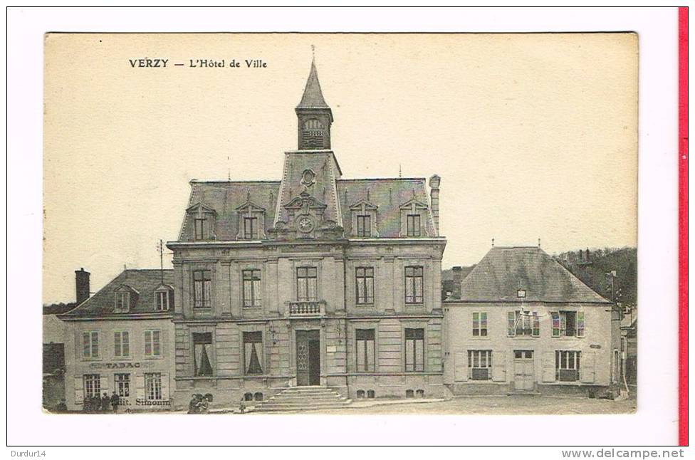 VERZY ( Marne )  L'Hôtel De Ville - Verzy