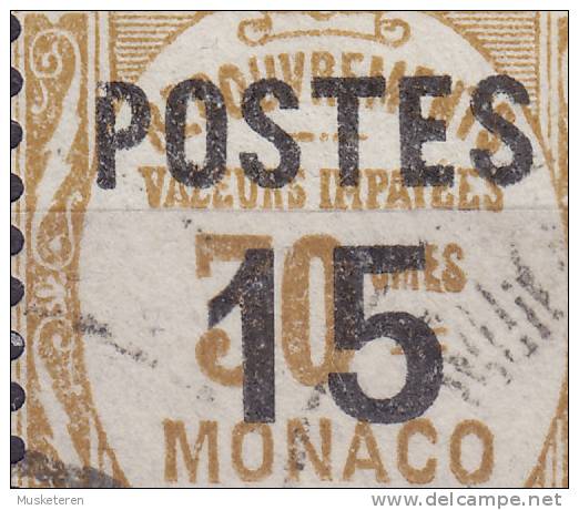 Monaco 1937 Mi. 151-52 Postauftragsmarken Overprinted 151 Avec Variété ERROR Variety In P In POSTES !! (3 Scans) - Variétés