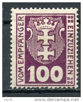 DANTZIG FREE STATE 1923 - Strafport