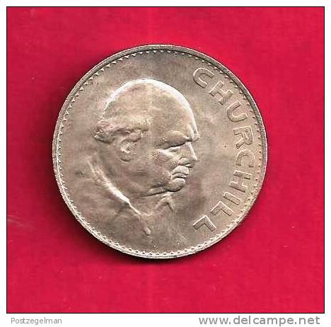 UK 1965, Circulated Coin XF,Winston Churchill, 5Sh, Km910, C90.005 - Other & Unclassified