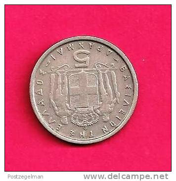 GREECE 1954, Circulated Coin XF,5 Drachmai, Copper Nickel Km83 , C90.006 - Greece