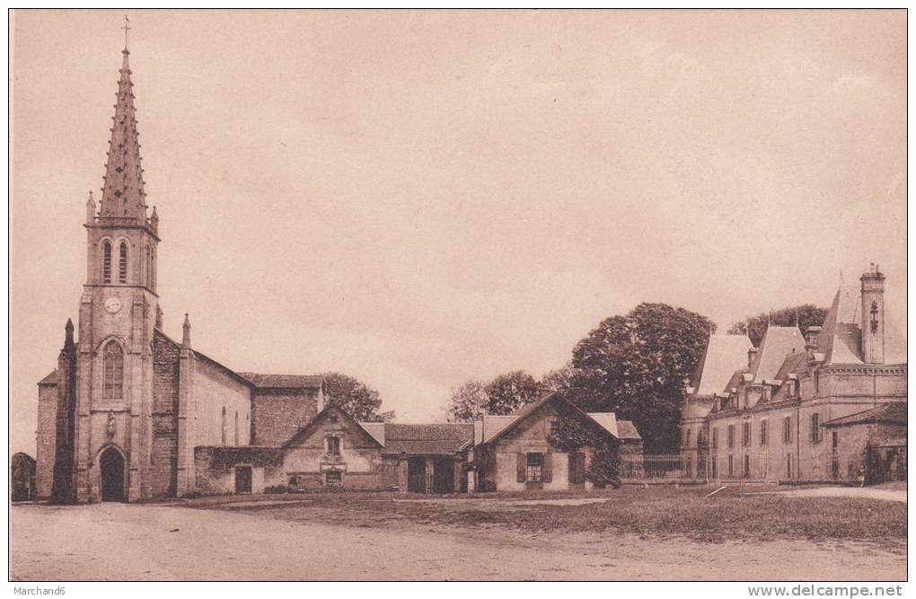 DEUX SEVRES L ABSIE L EGLISE ET LE CHATEAU Editeur Beauchamp - L'Absie