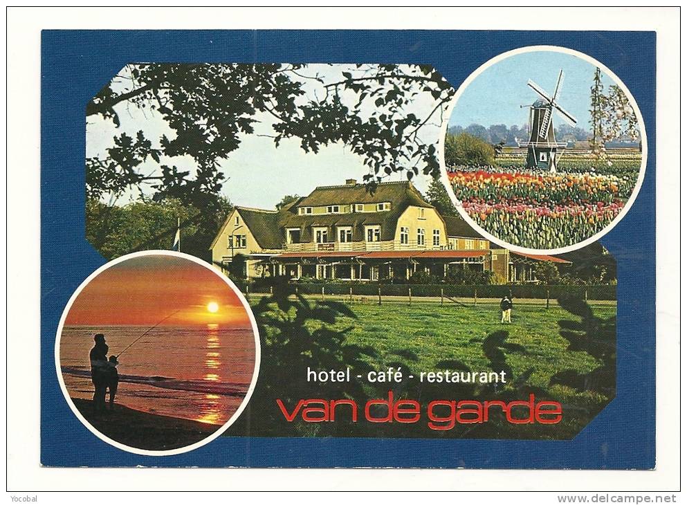 Cp, Commerce, Schoorl (Pays-Bas) - Hotel-Café-Restaurant Van De Garde, Multi-Vues - Restaurants