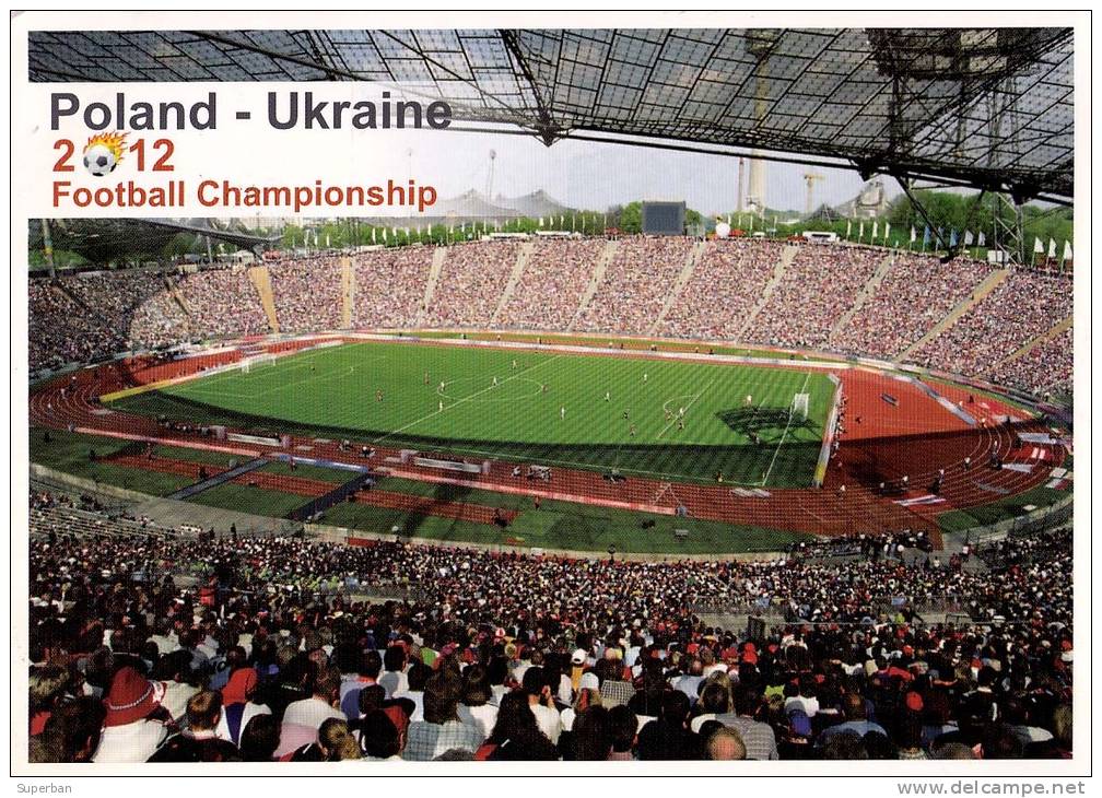 STADE / STADIUM / STADIO : FOOTBALL CHAMPIONSHIP 2012 - POLAND - UKRAINE - CPM De ROUMANIE (n-060) - Fussball