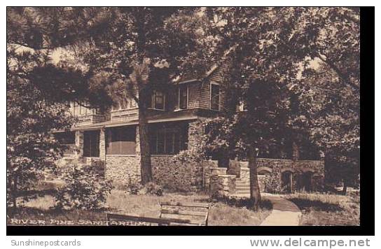 Wisconsin Stevens Point River Pine Sanitarium Albertype - Sonstige & Ohne Zuordnung