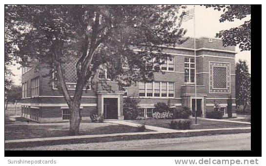 Wisconsin Ripon Roosevelt School Albertype - Other & Unclassified