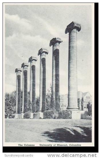 Missori Columbia University Of Missouri The Columns - Columbia