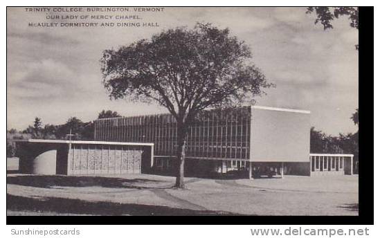 Vermont Burlington Trinity College Our Lady Of Mercy Chapel Mcauley Dormitory And Dining Hall Artvue - Burlington