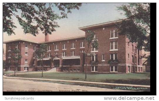 Wisconsin Stevens Point Nelson Hall -Girls Dormitory Albertype - Sonstige & Ohne Zuordnung