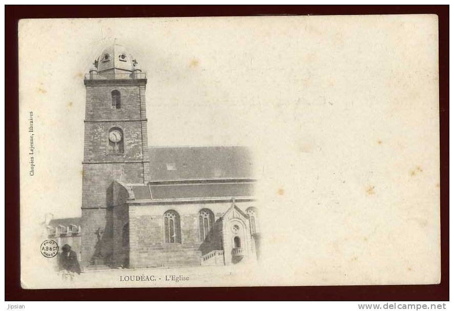 Cpa  Du 22 Loudéac  L'  église      PONT22 - Loudéac