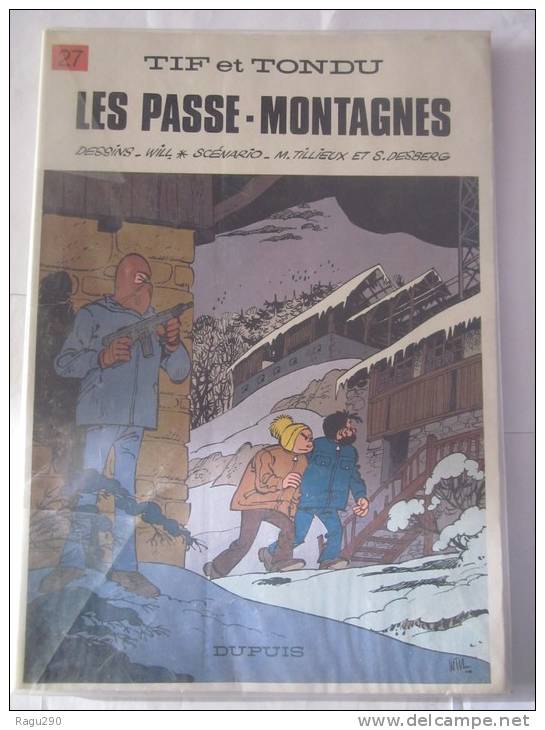 TIF ET TONDU N° 27 LES PASSE MONTAGNES Edition Originale - Tif Et Tondu