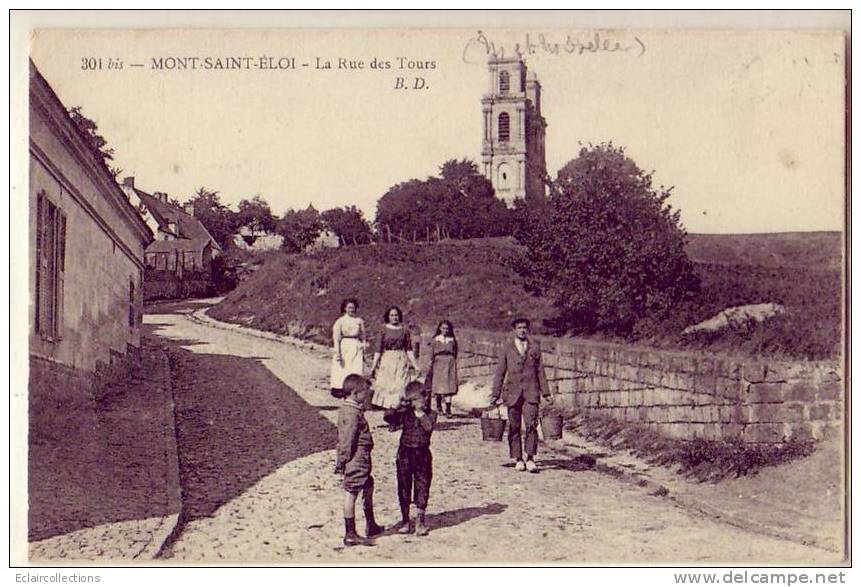 Mont Saint Eloi  54    La Rue Des Tours          (voir Scan  ) - Autres & Non Classés