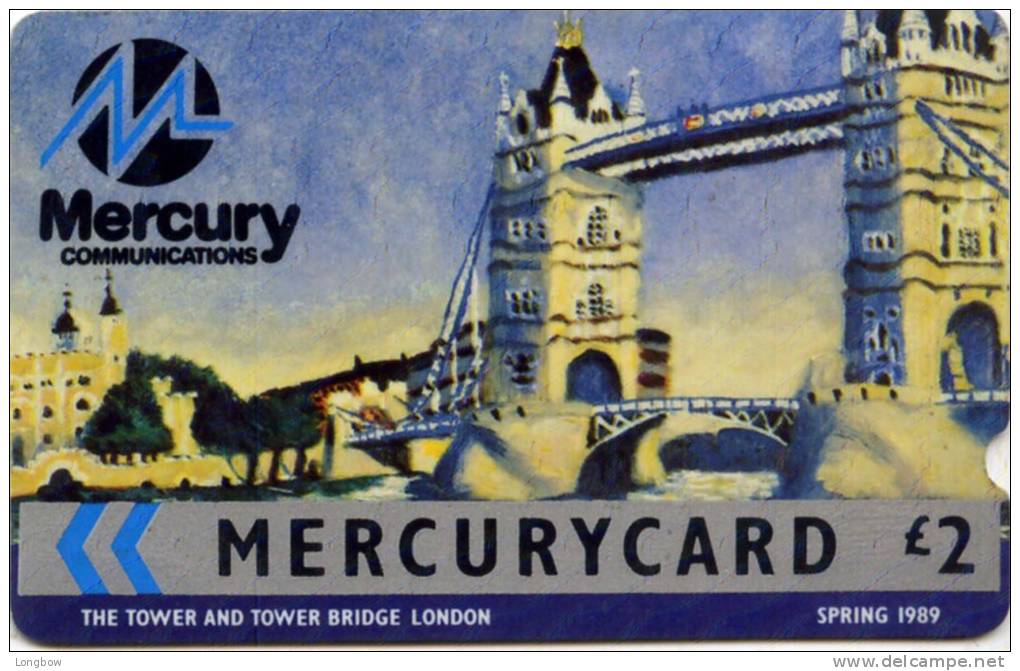 MERCURY - MER12 -  London Tower Bridge - [ 4] Mercury Communications & Paytelco