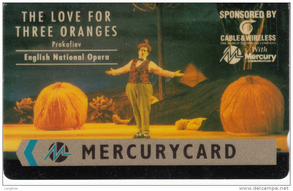 MERCURY - MER146 - Love Of Three Oranges - CN.20MERA - [ 4] Mercury Communications & Paytelco