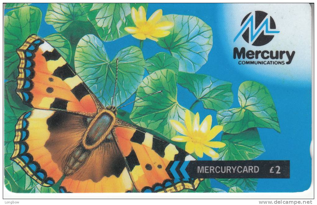 MERCURY - MER392B -  Butterfly - CN.37MERC - Out And About - [ 4] Mercury Communications & Paytelco