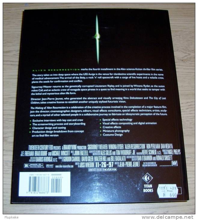 The Making of Alien Resurrection Rachel Aberly & Andrew Murdock Titan Books 1997