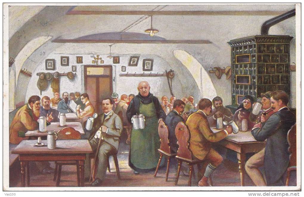 A LOT OF MEN DRINKING BEER - Diessen