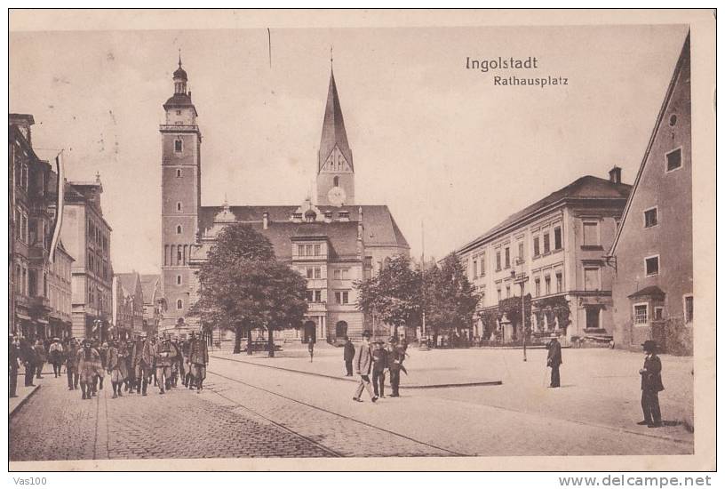 INGOLSTADT, RATHAUSEPLATZ, CHURCH - Ingolstadt