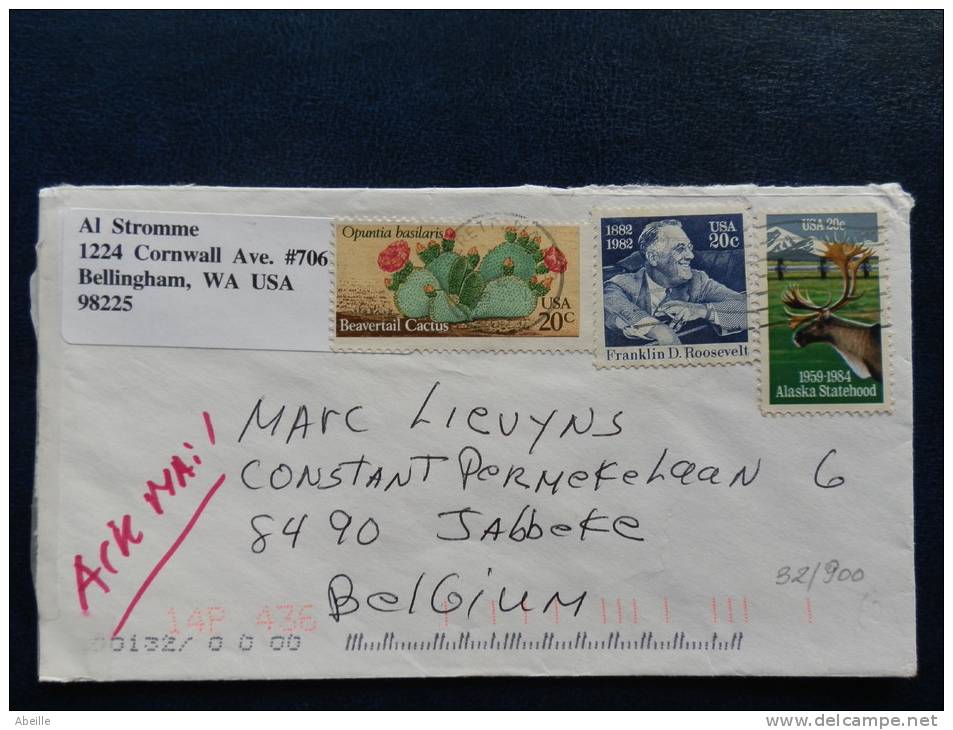 32/900   LETTRE   USA - Sukkulenten