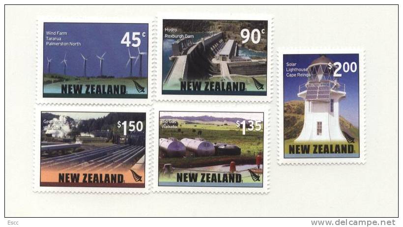 Mint Stamps Scenic Renewable Energy 2006 From New Zealand - Unused Stamps