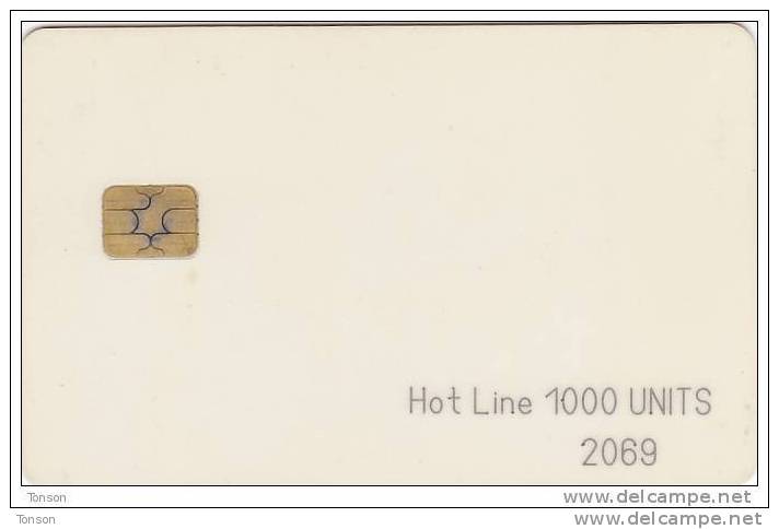 Pakistan,  WHT01, Hot Line ´1000 UNITS´ Phone (ctrl) CM:9, 2 Scans. - Pakistán