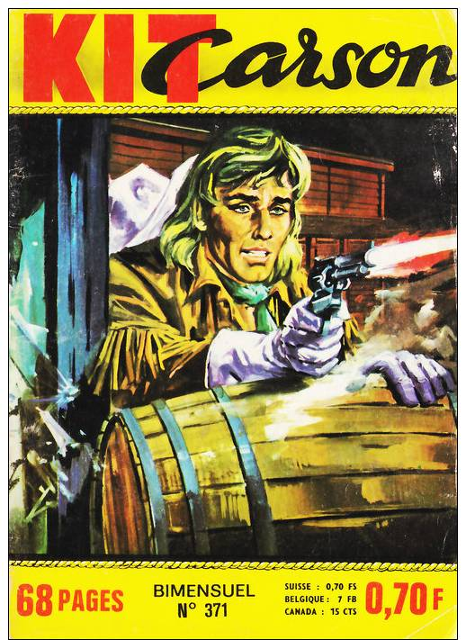 KIT CARSON, NUMERO 371, 20 SEPTEMBRE 1971 - Autres & Non Classés