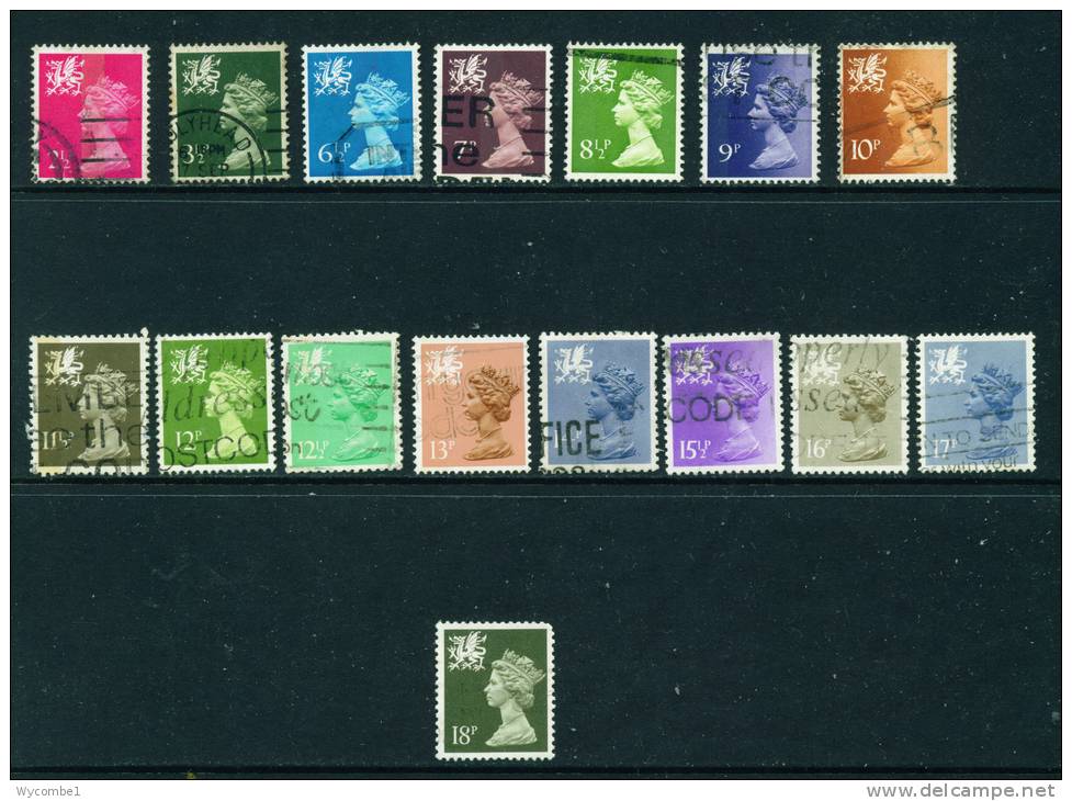 WALES - Regional Issues  16 Different Stamps As Scan - Pays De Galles