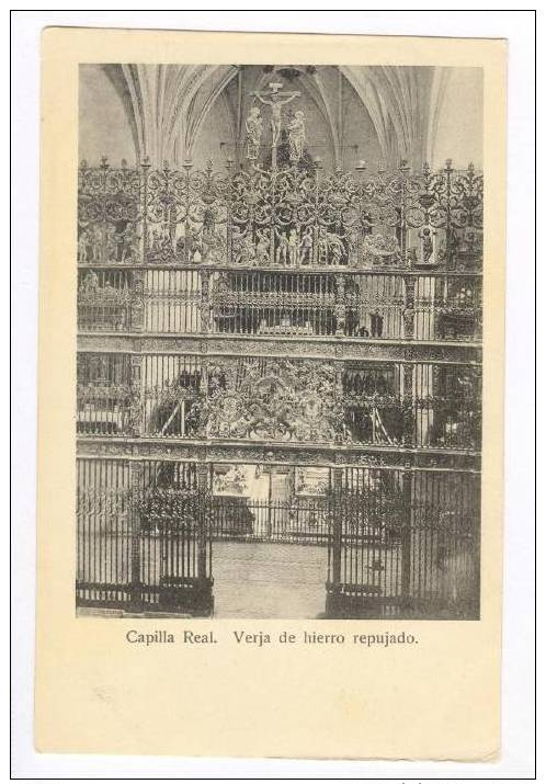 Verja De Hierro Repujado, Capilla Real, Granada (Andalucia), Spain, 1900-1910s - Granada