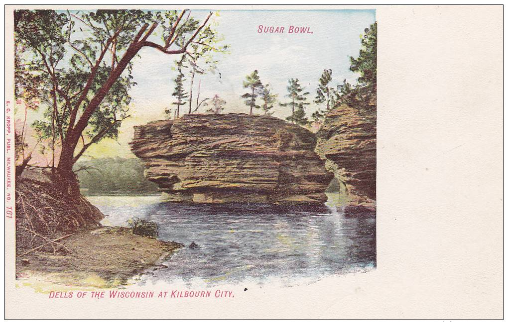 Sugar Bowl, Dells Of The Wisconsin At Kilbourn City, Wisconsin Dells, Wisconsin, 1900-1910s - Other & Unclassified