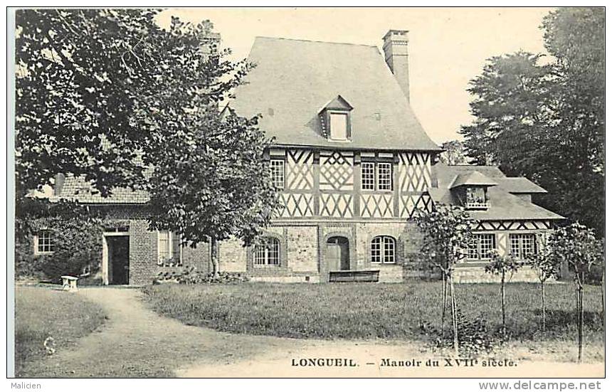 Seine Maritime -ref A876- Longueil - Manoir Du 17eme Siecle -carte Bon Etat - - Autres & Non Classés