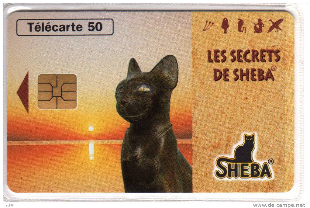 Télécarte  En  1590, Animal  CHAT  SHEEBA  Chat  Et  Origines, 50 U Neuve, Cote  14€, 09/96, 5091 Ex - 50 Einheiten