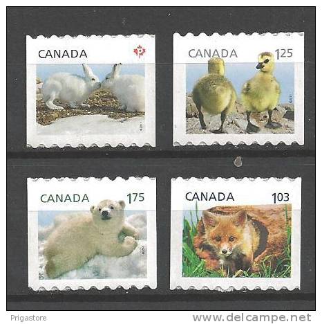 CANADA 2011 La Faune Et Ses Bébés Timbres Des Carnets Neuf ** 1er Choix - Unused Stamps