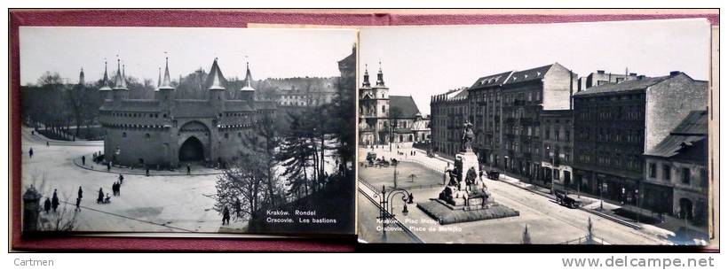 POLOGNE KRAKOW  CRACOVIE  CARNET DE 10  VUES DE CRACOVIE  ANNEES 1910 /1920 BON ETAT - Pologne