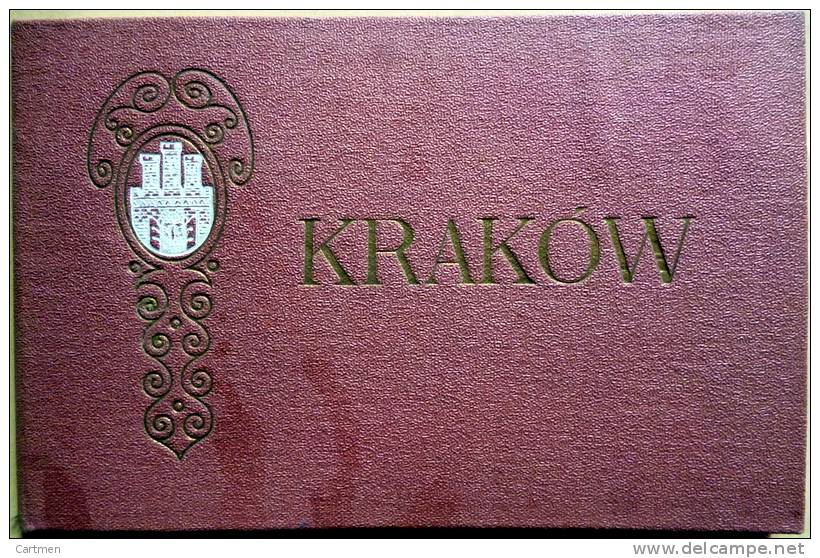 POLOGNE KRAKOW  CRACOVIE  CARNET DE 10  VUES DE CRACOVIE  ANNEES 1910 /1920 BON ETAT - Polen