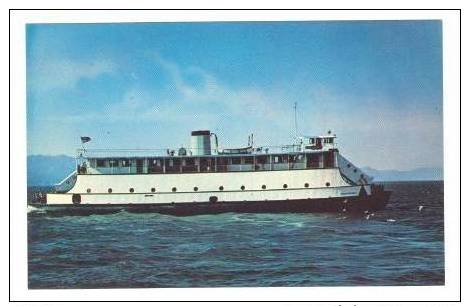 M.R. CHESSMAN Ferry Ship, Megler, Washington, 40-50s - Sonstige & Ohne Zuordnung